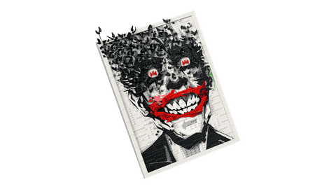 Lego Art The Joker™ Wall Art Comic Cover 67012