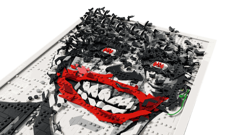Lego Art The Joker™ Wall Art Comic Cover 67012
