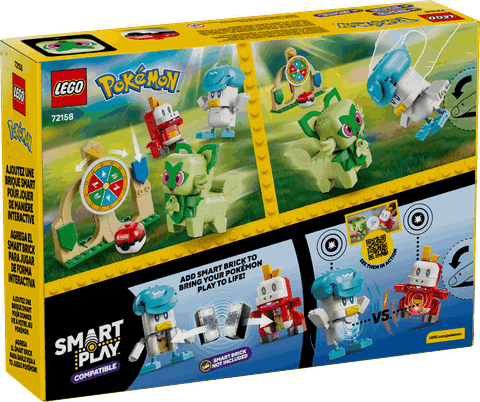 LEGO Pokémon SMART Play™: Sprigatito, Fuecoco and Quaxly Battle 72158