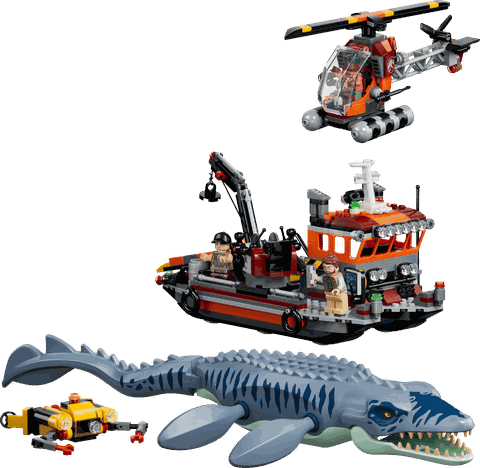 LEGO Mosasaurus Dinosaur Boat Attack 77983