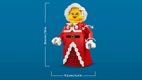 Lego Up-Scaled Mrs. Claus Minifigure 40875