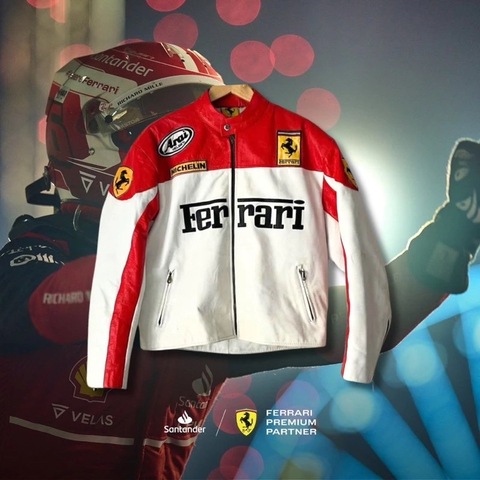 Ferrari Red White Jacket