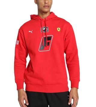 Puma x Ferrari Race Garage Crew Hoodie - Rosso Corsa