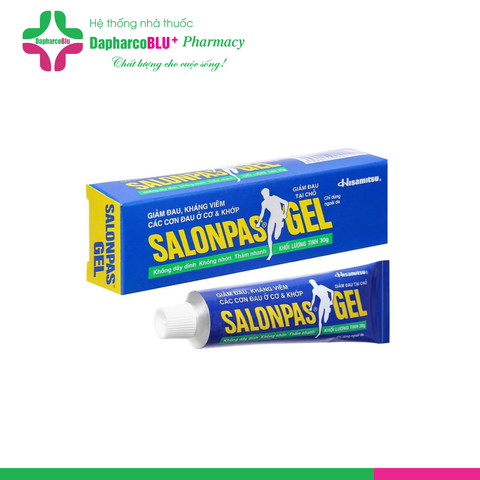 SALONPAS GEL giảm đau, kháng viêm các cơn đau cơ & khớp [TUBE 30g]