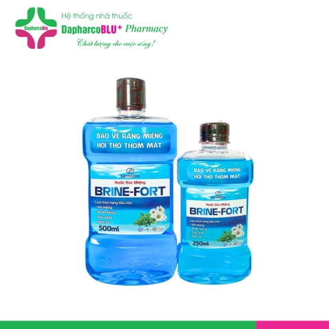 Nước súc miệng BRINE FORT làm sạch khoang miệng