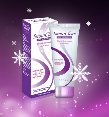 Dầu gội Snow Clear 50ml hỗ trợ cai thiện tình trạng gàu, viêm da tiết bã nhờn