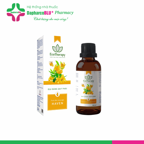 Tinh Dầu Massage Cao cấp EcoTherapy [100ml] 4 loại mùi hương thảo mộc giúp thư giãn, giảm mệt mõi