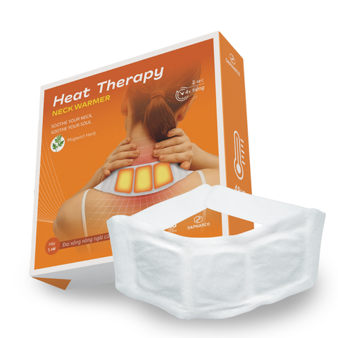 Hộp miếng dán nóng Heat Therapy Neck Warmer (Hộp 5 gói x 1 miếng)