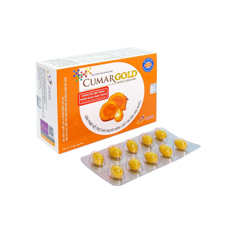 CUMARGOLD [Hộp 30 viên] Hỗ trợ giảm viêm loét dạ dày, tá tràng