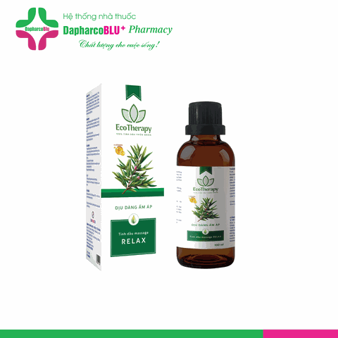 Tinh Dầu Massage Cao cấp EcoTherapy [100ml] 4 loại mùi hương thảo mộc giúp thư giãn, giảm mệt mõi
