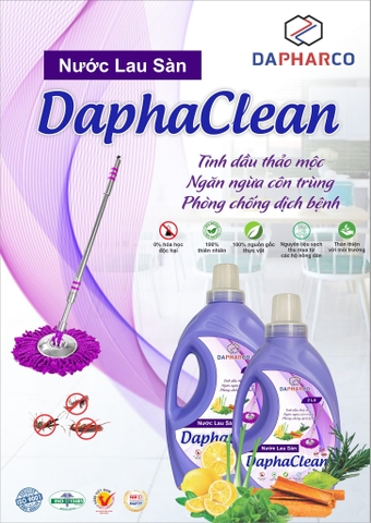 Nước lau sàn Tinh dầu Thảo mộc DAPHACLEAN