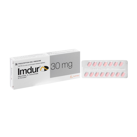 IMDUR 30MG [Hộp/ 30 viên] Điều trị dự phòng đau thắt ngực