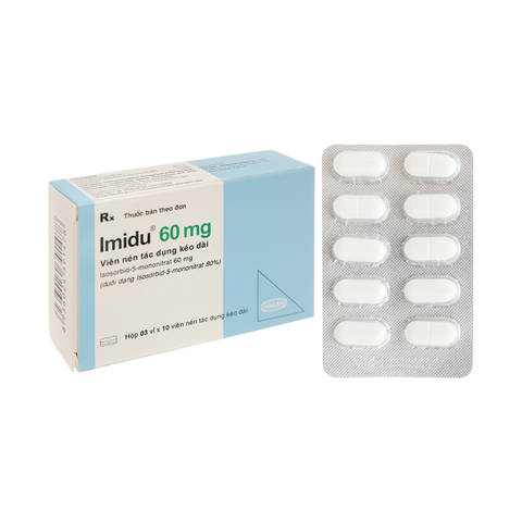 IMIDU 60MG [Hộp/ 30 viên] Dự phòng cơn đau thắt ngực