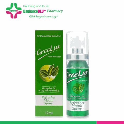 Xịt Thơm Miệng Greelux Fresh Mint Cool 12ml