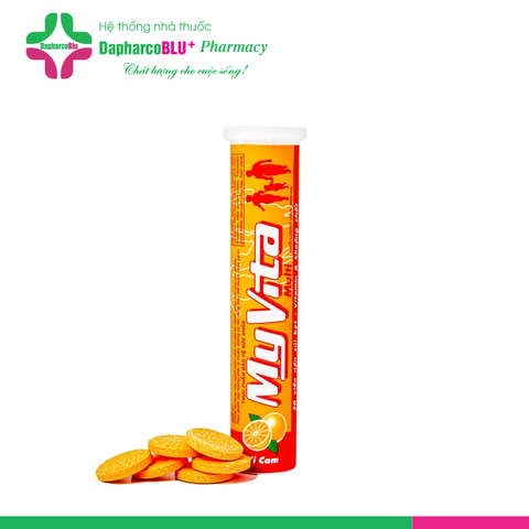 Viên sủi Myvita C vị cam