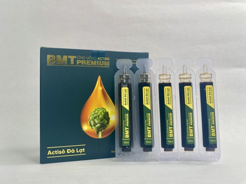 Ống uống Actiso Đà Lạt BMT PREMIUM [Hộp 10 ống x 10ml]