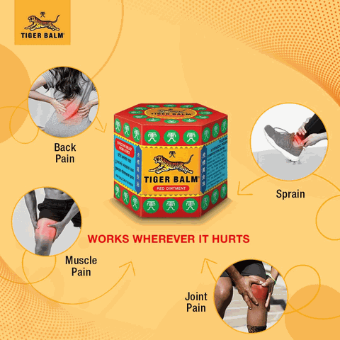 Cao hổ Tiger Balm RED [Lọ 19.4g]