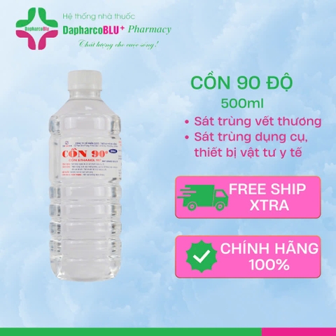 Cồn 90 500ml (5%)