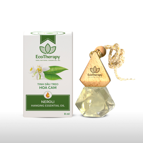Tinh dầu treo Cao cấp EcoTherapy thảo mộc thiên nhiên [Lọ 8ml] - khử mùi, kháng khuẩn, chống say xe