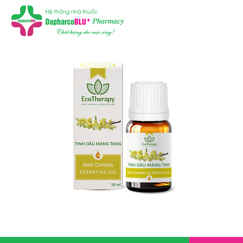 Tinh dầu MÀNG TANG cao cấp EcoTherapy [Lọ 10ml] xông phòng, khử mùi, lọc không khí