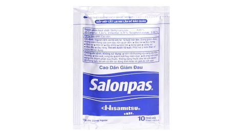 Cao dán Salonpas 20M(H/10 hộp nhỏx2 bao x10M)*