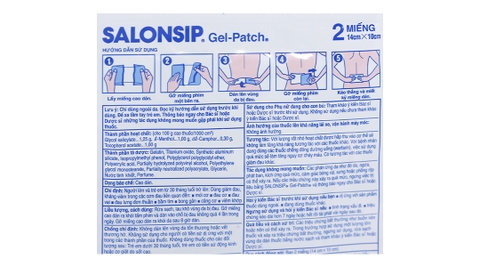 Cao dán Salonship Gel Patch (H/24)