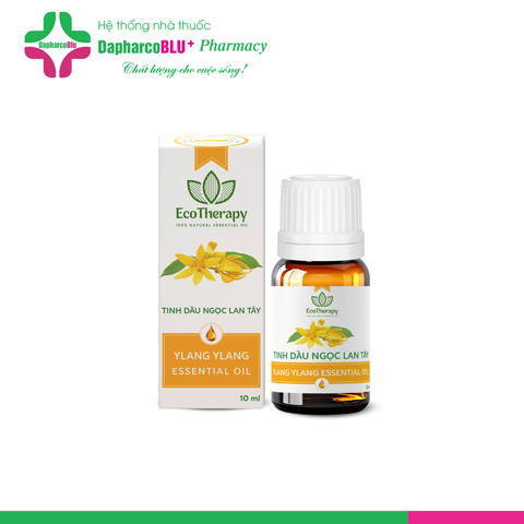 Tinh dầu NGỌC LAN TÂY cao cấp EcoTherapy [Lọ 10ml] xông phòng, khử mùi, lọc không khí
