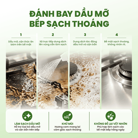 Nước lau bếp thiên nhiên Orange 500ml