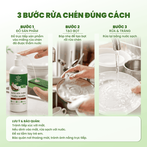 Nước Rửa Chén Eco An 485ml/500ml