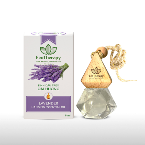 Tinh dầu treo Cao cấp EcoTherapy thảo mộc thiên nhiên [Lọ 8ml] - khử mùi, kháng khuẩn, chống say xe