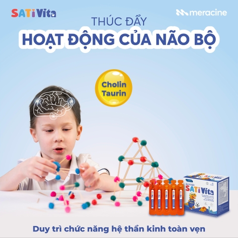 Đa vi chất SatiVita [Hộp 20 ống] Nạp Năng lượng, Tăng đề kháng