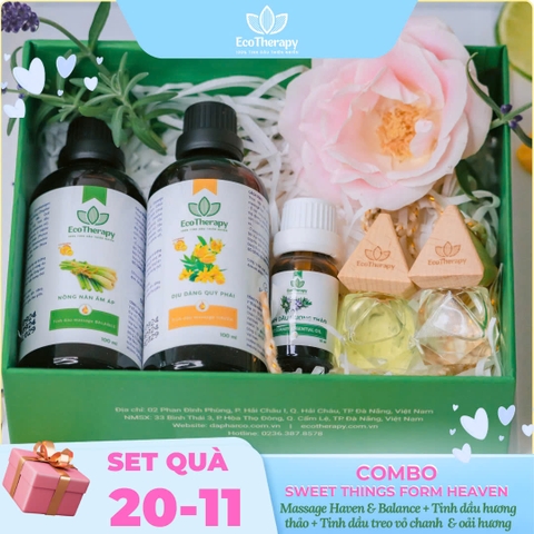 [SET QUÀ 20.11] COMBO SWEET THINGS FROM HEAVEN_QUÀ TẶNG TINH DẦU THIÊN NHIÊN