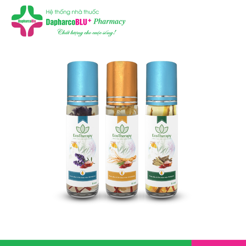 Tinh dầu bi lăn Thảo mộc cao cấp EcoTherapy - Liệu pháp thiên nhiên, giải toả căng thẳng