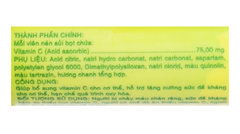 Myvita C Vị Chanh