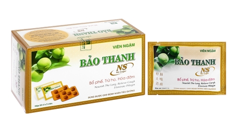 Viên Ngậm Bảo Thanh NS Không Đường