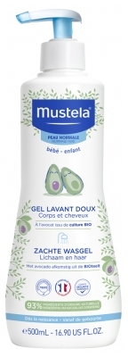 Sữa tắm gội 2 trong 1 Mustela 500ml dành cho trẻ từ sơ sinh