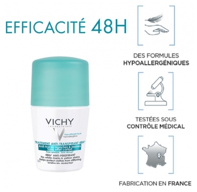Lăn nách vichy xanh 50ml dành cho da nhạy cảm