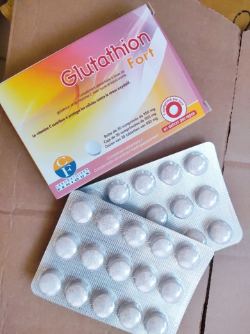 Viên ngậm trắng da Glutathion Fort 30 viên