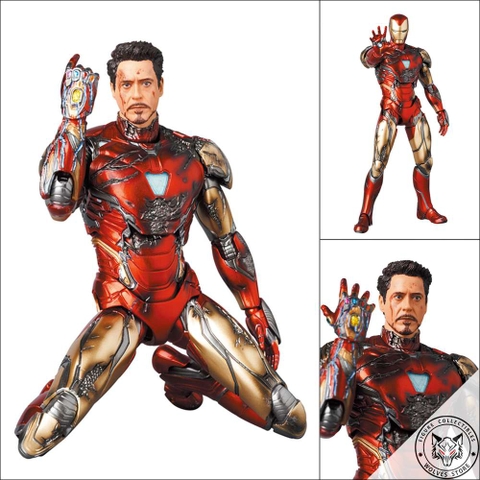 Mafex 195: Mafex Ironman Mk85 (Battle Damaged ver.)