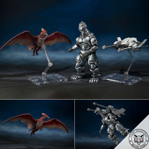 S.H.MonsterArts: Mechagodzilla 1993 & Garuda & Fire Radon (Makuhari Decisive Battle ver.)
