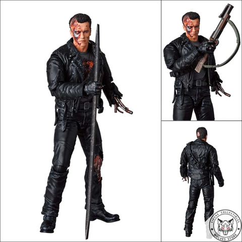 Mafex 191: Mafex T-800 (Terminator 2: Battle damage ver.)