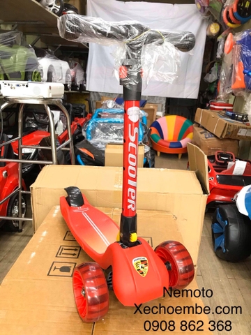 XE SCOOTER CHO BÉ, BA BÁNH PHÁT SÁNG/TX602