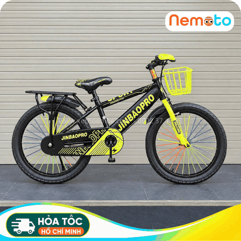 Xe Đạp Trẻ Em Thể Thao 18-20 Inch Có Giỏ, Baga Sau