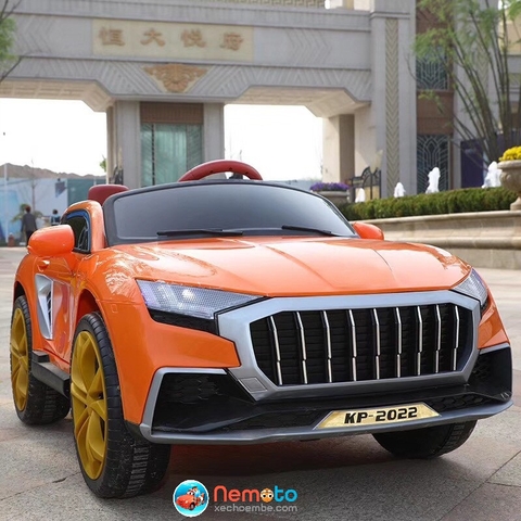 XE Ô TÔ ĐIỆN TRẺ EM  KUPAI 2022 ĐẲNG CẤP THỜI THƯỢNG 2 CHỖ NGỒI/KP-2022