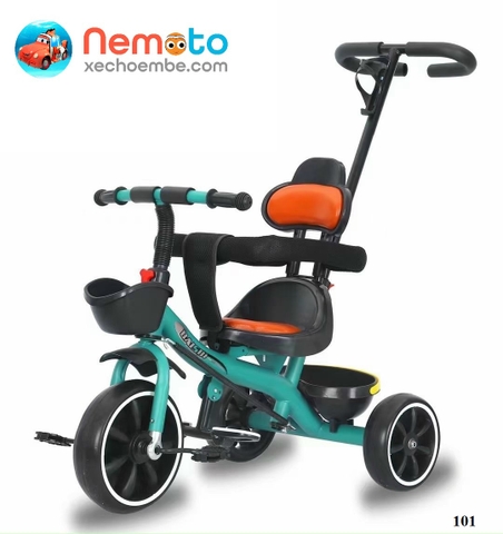 XE ĐẨY BA BÁNH - GHẾ NỆM, VÒNG BẢO HIỂM (101)