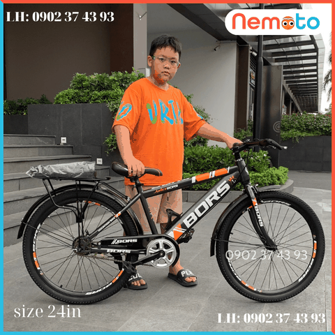 Xe Đạp Nam Thể Thao Địa Hình Mới Giá Rẻ Size 24inch - Mã BORS24
