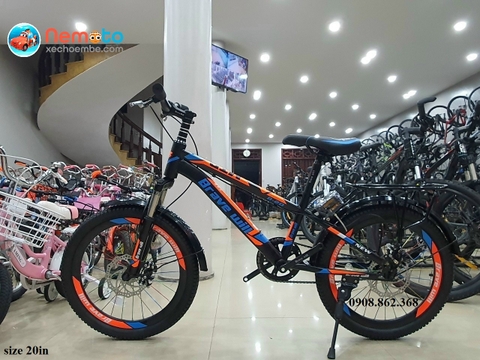 XĐ 20INCH BRAVE WILL NAM, PHỤT NHÚN, THẮNG ĐĨA
