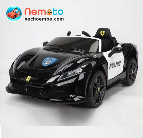 Xe điện cảnh sát siêu ngầu sơn tĩnh điện F8