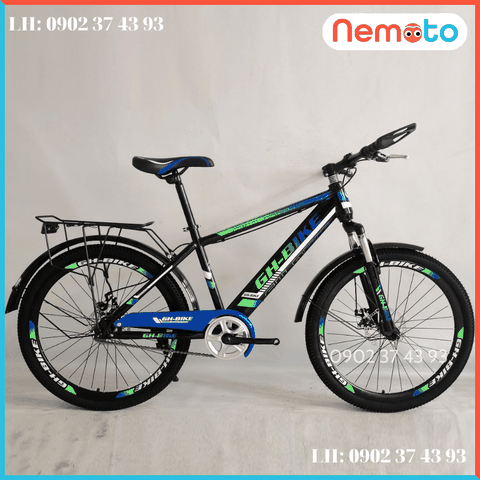 Xe Đạp Nam Địa Hình Thời Trang Có Phuột/Thắng Đĩa Size 24inch - Mã GH-BIKE246