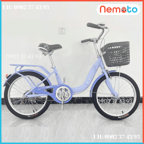 Xe Đạp Nữ 1 Gióng Cao Cấp Kubaby - Ky3 Size 20inch - Mã KY3